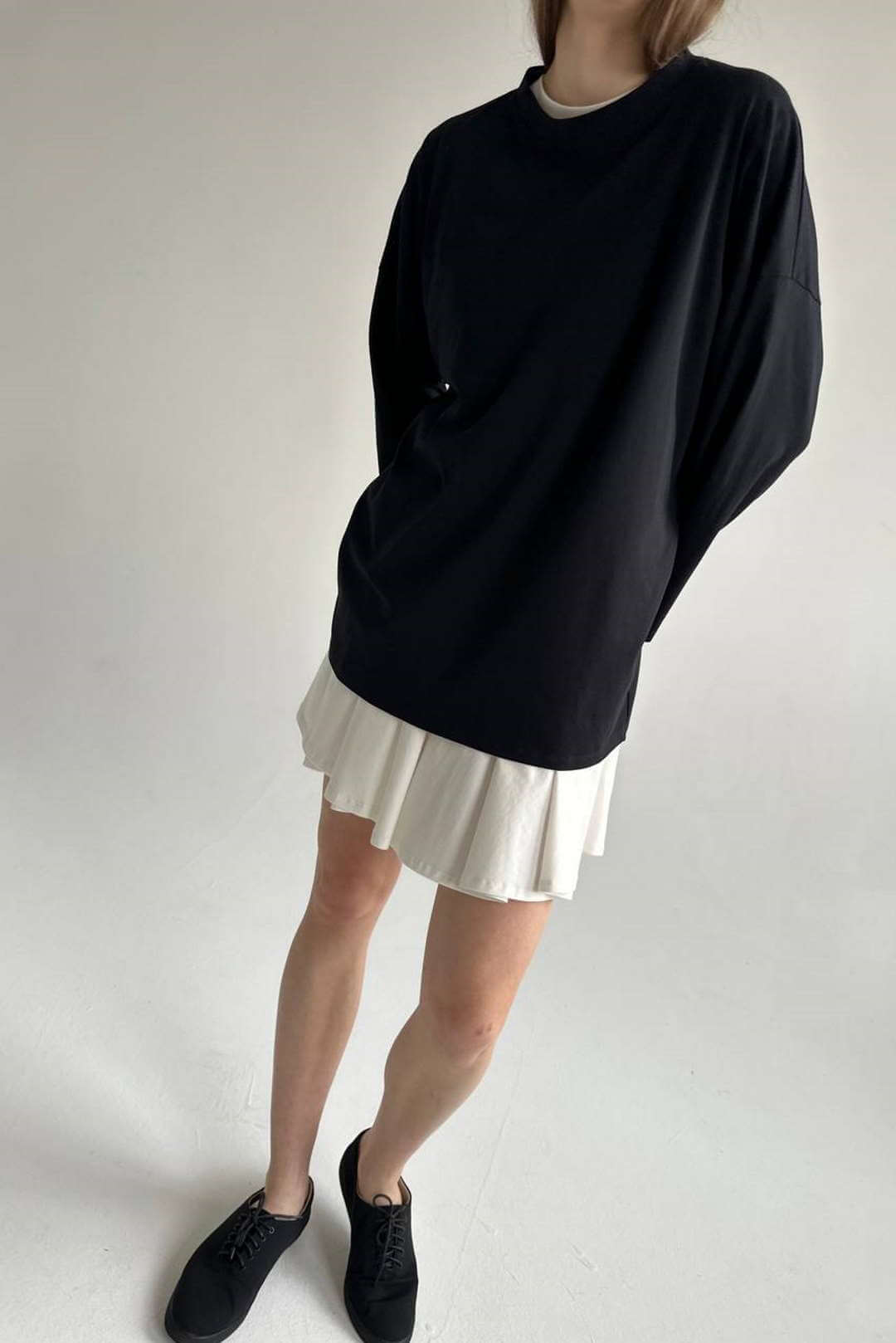 Мини-юбка белая от интернет-магазина PFG STUDIO